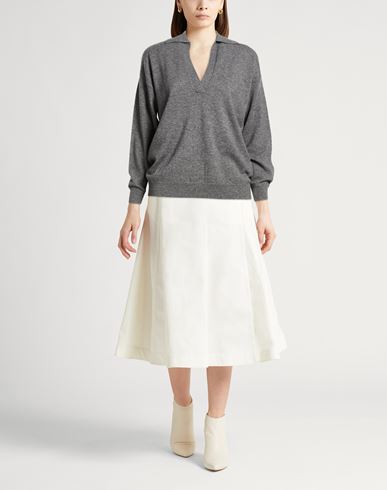 Woman Sweater Grey Size 8 Wool, Cashmere