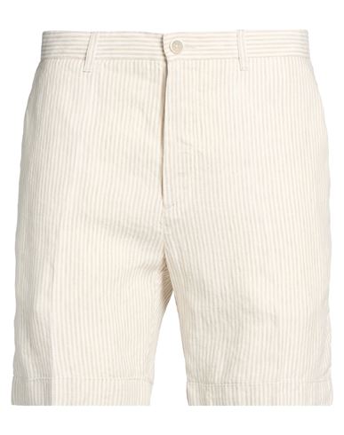 Man Shorts & Bermuda Shorts Sand Size 28 Linen