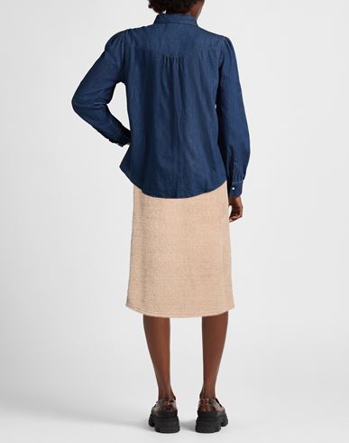 Woman Midi skirt Camel Size M Polyester, Polyamide