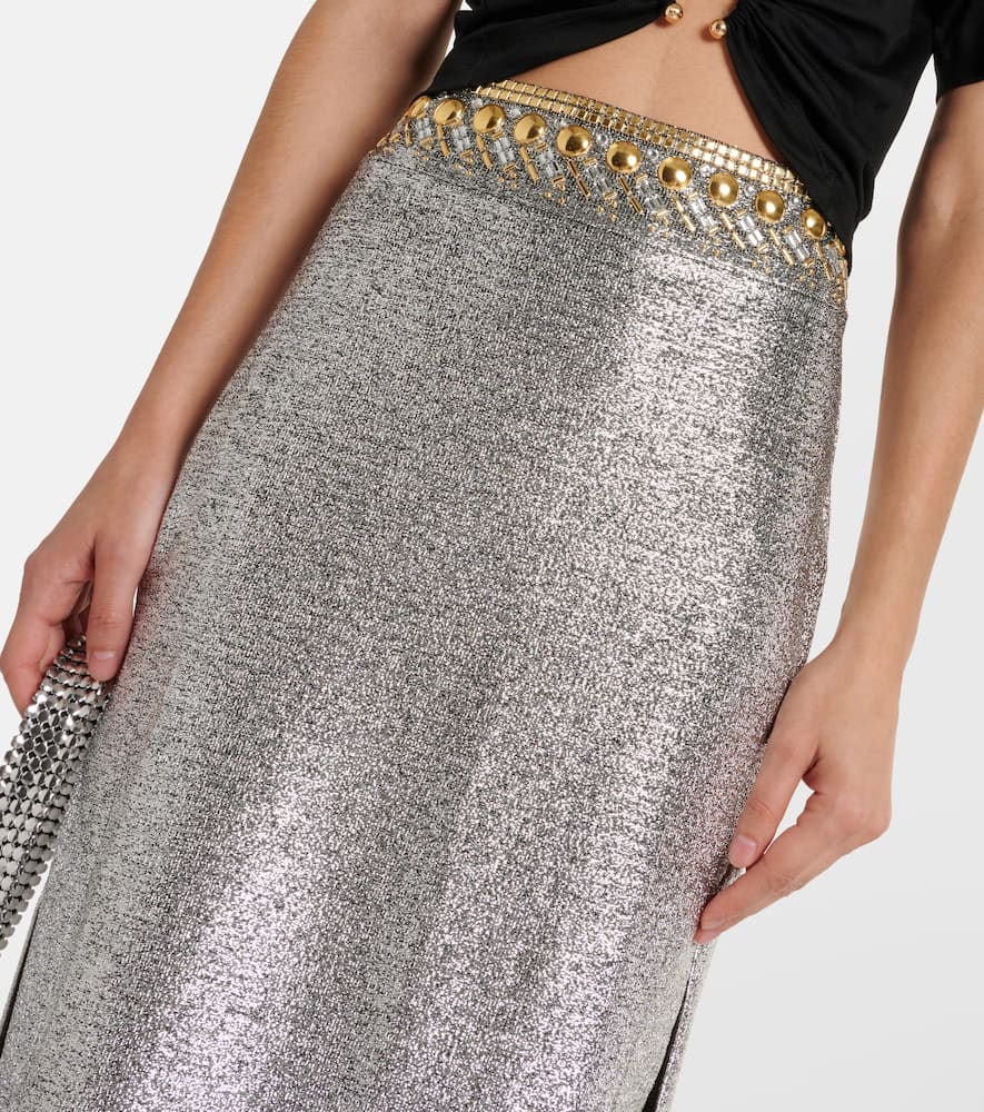 Rabanne Embellished maxi skirt