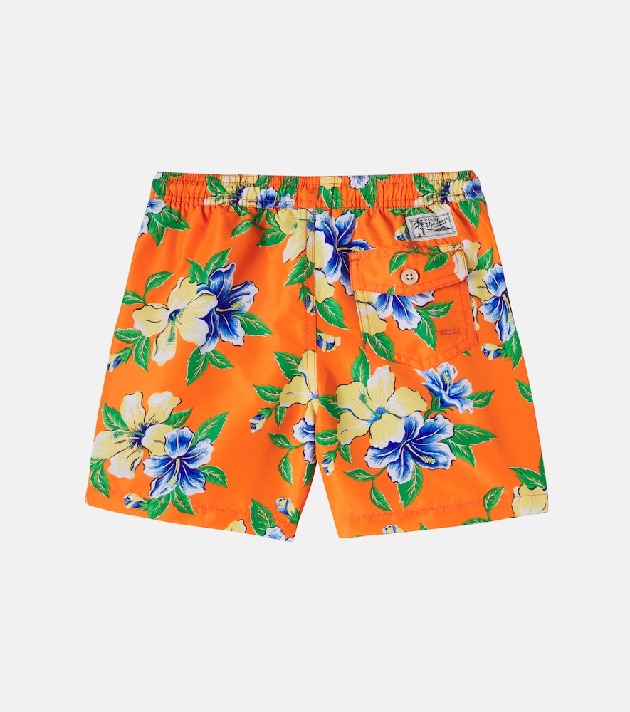 Floral swim trunks