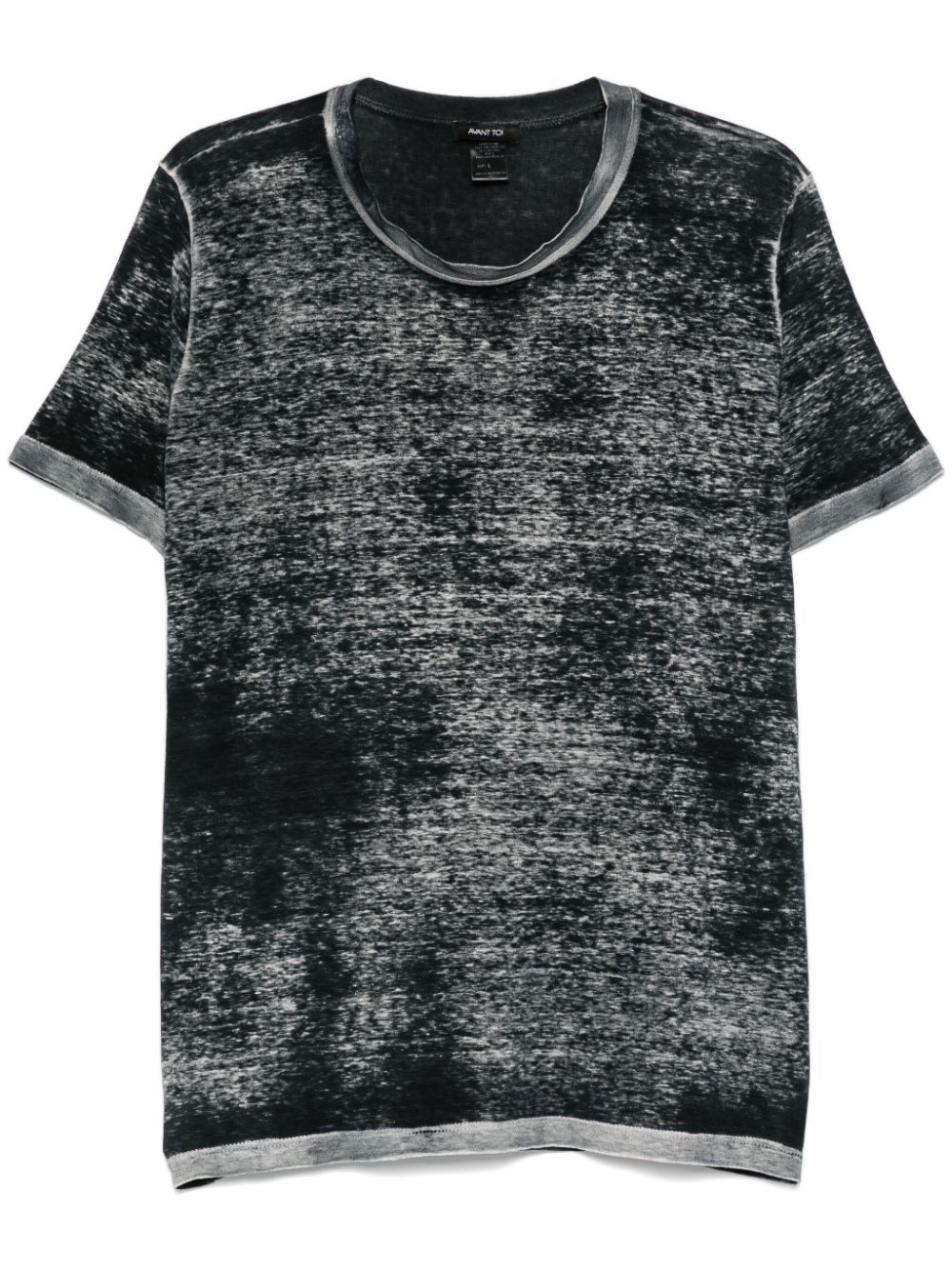 Bleached-effect T-shirt - Grey