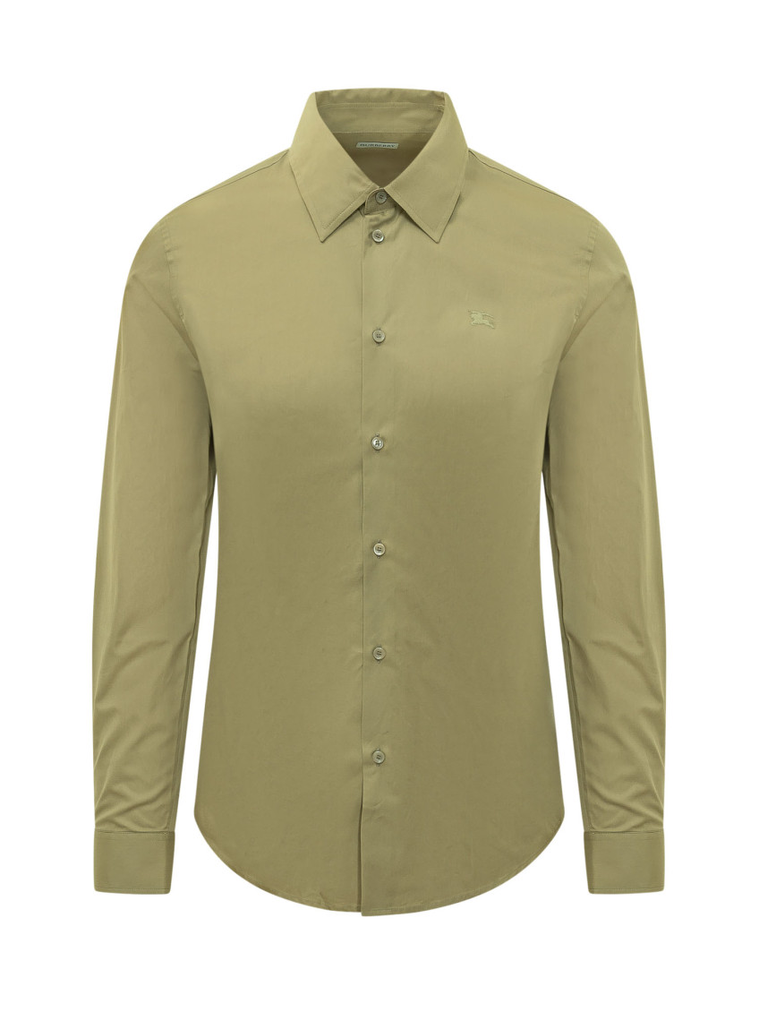 Green Regular Solid Shirt