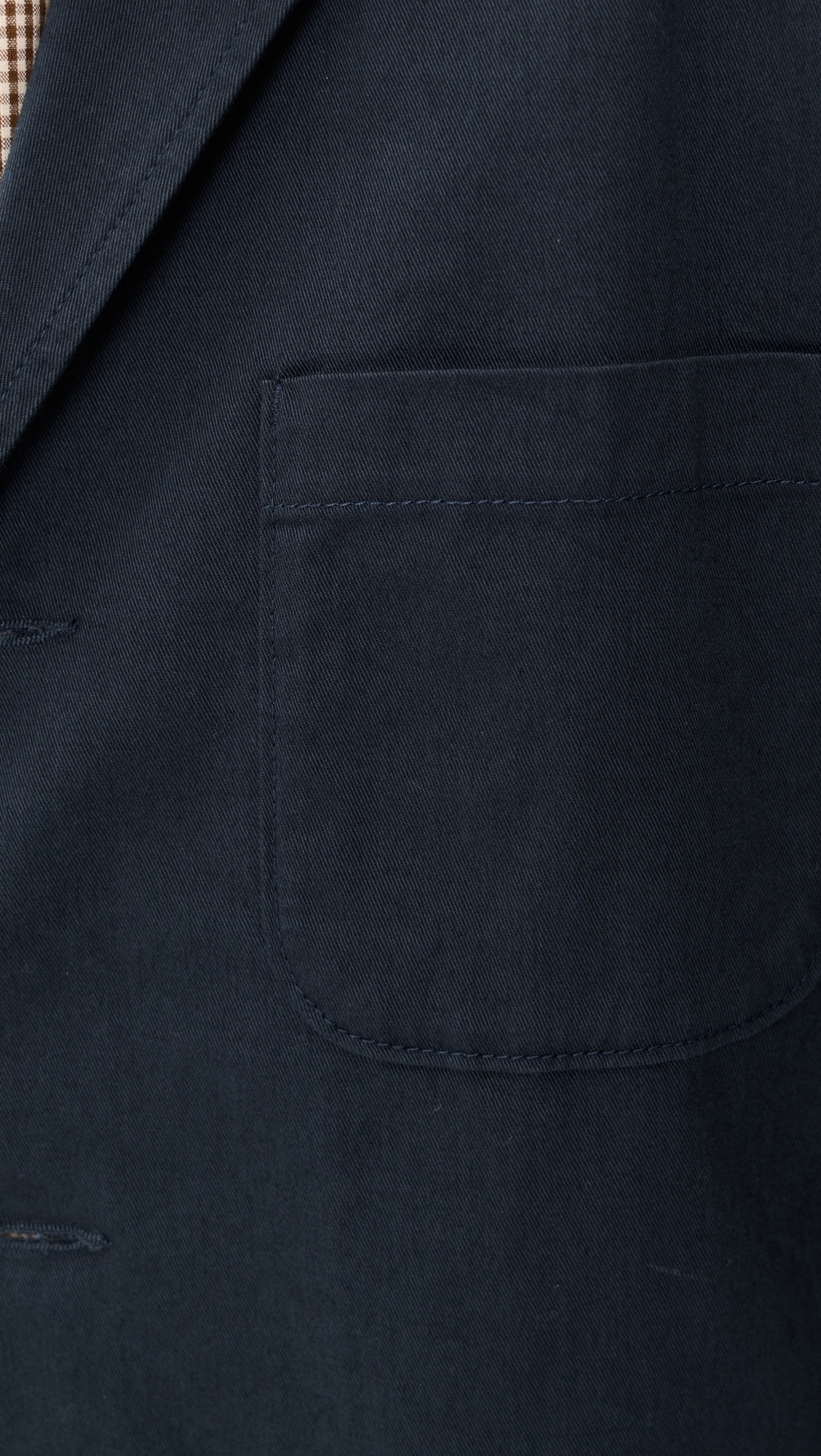 Three Button Jacket Navy