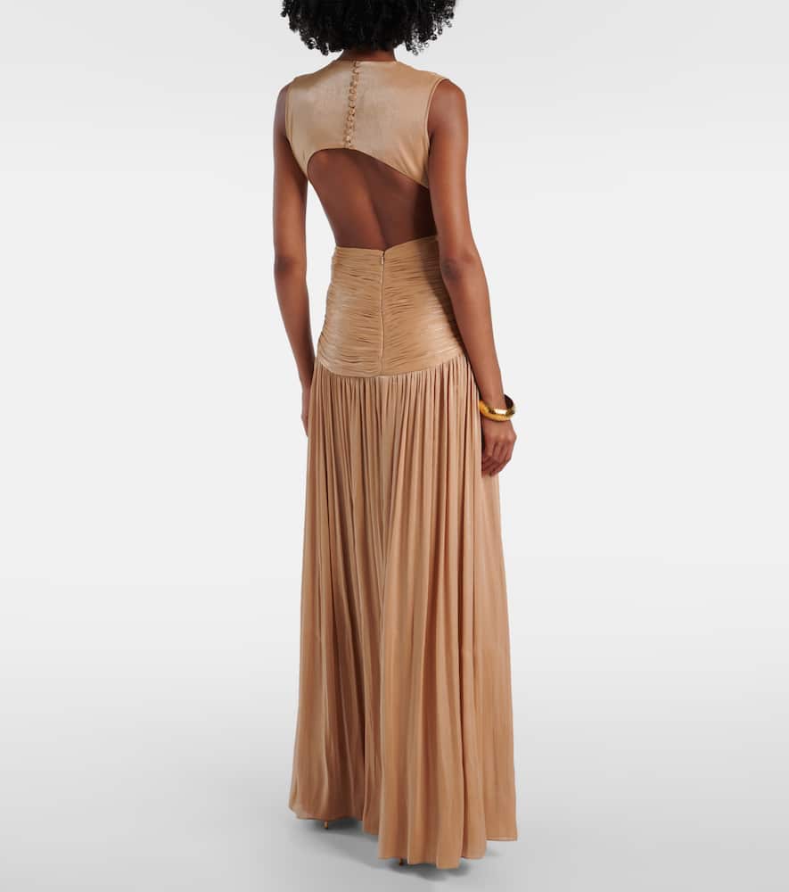 Silla cutout gathered gown