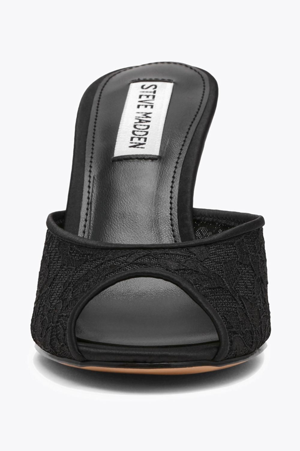 STEVE MADDEN Women's 'Rollout Black Lace' Fabric Hee