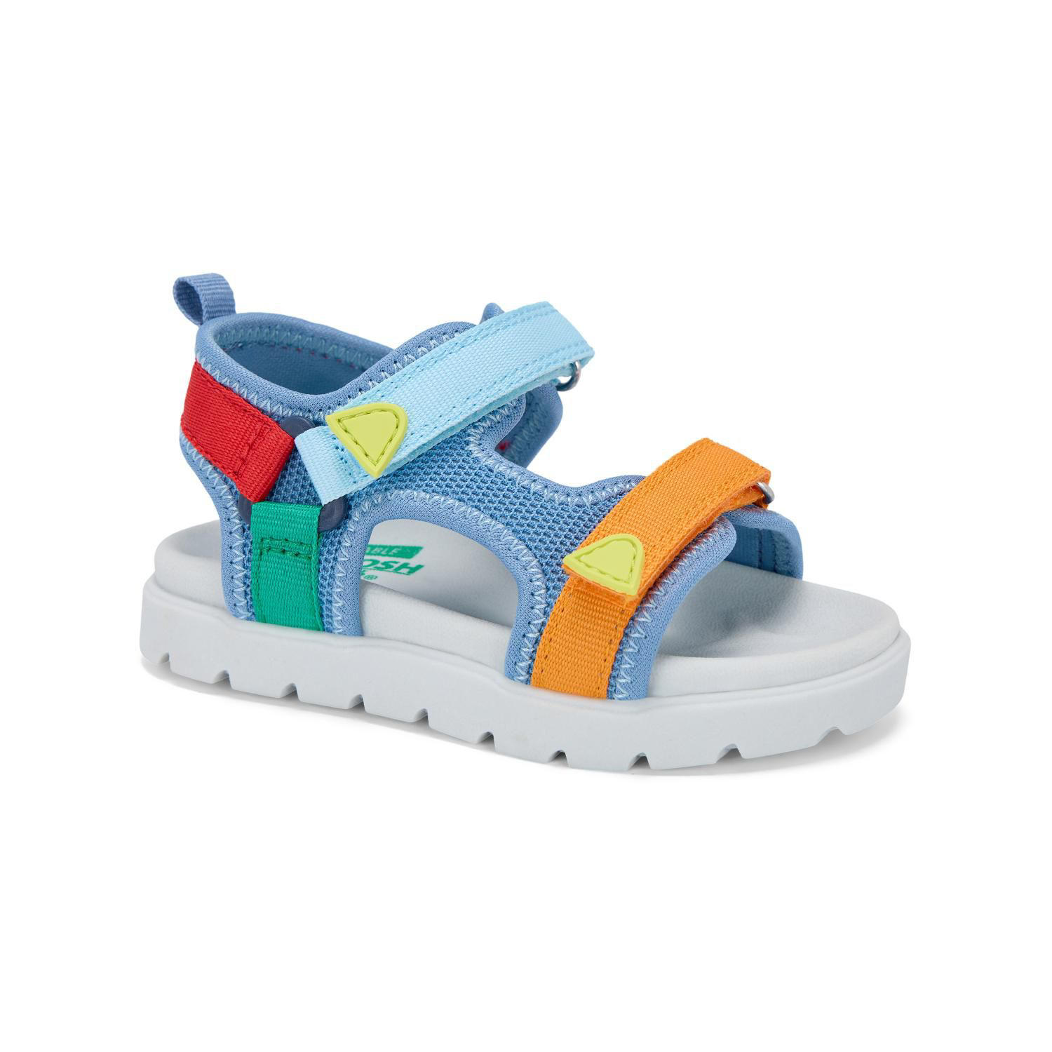 OSHKOSH BOYS RIVER SANDAL - BLUE MULTI 6:- 6T