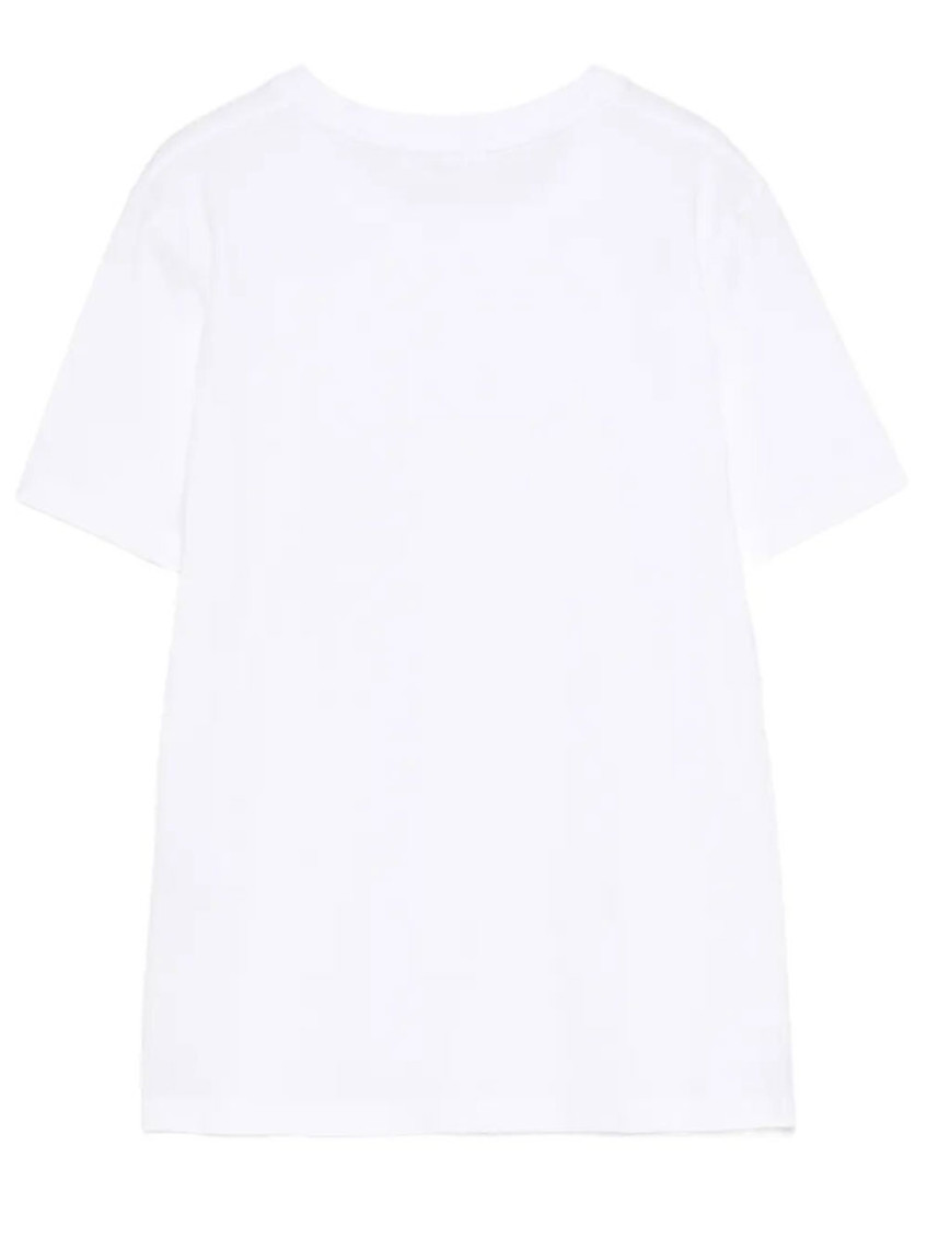 White Crew Neck Short Sleeves T-Shirt