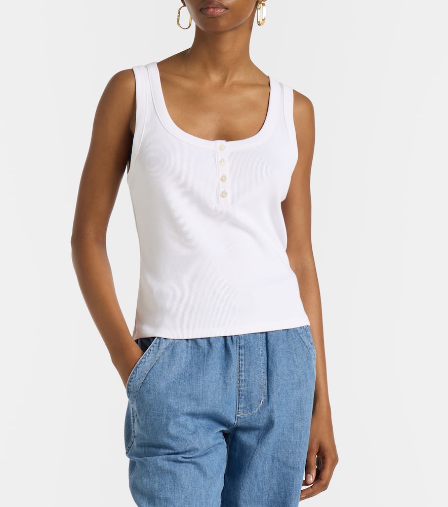 Abbott cotton-blend tank top