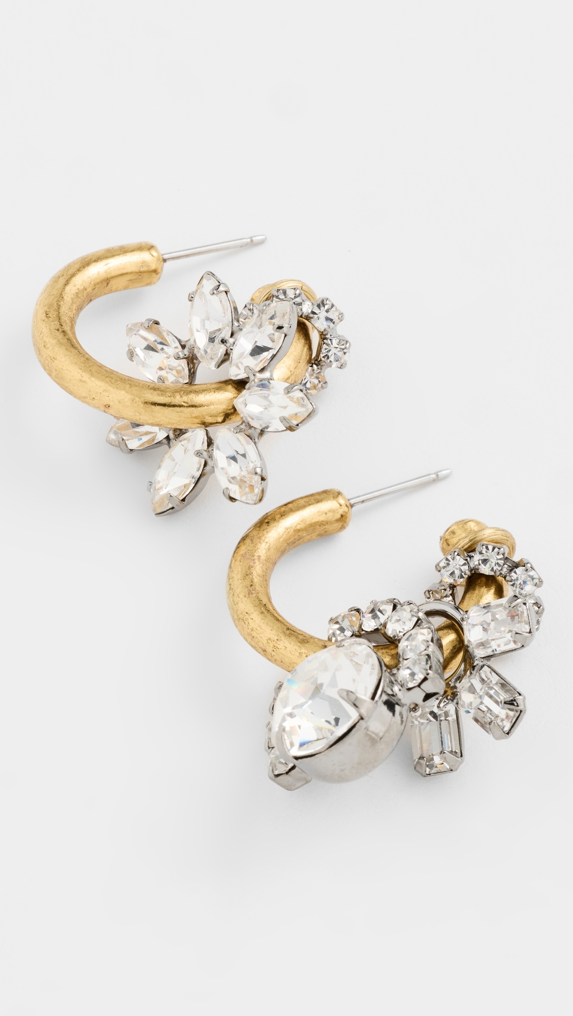 Crystaria Earrings Gold One Size