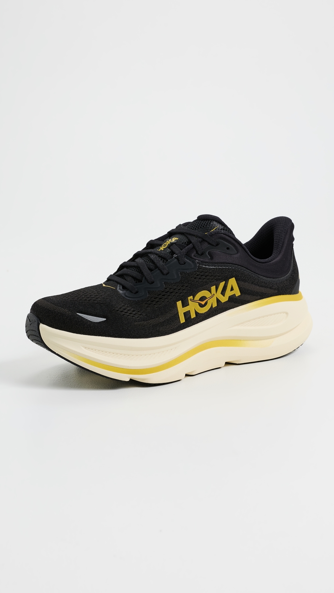 Bondi 9 Sneakers Carbon Black/Yellow Gold