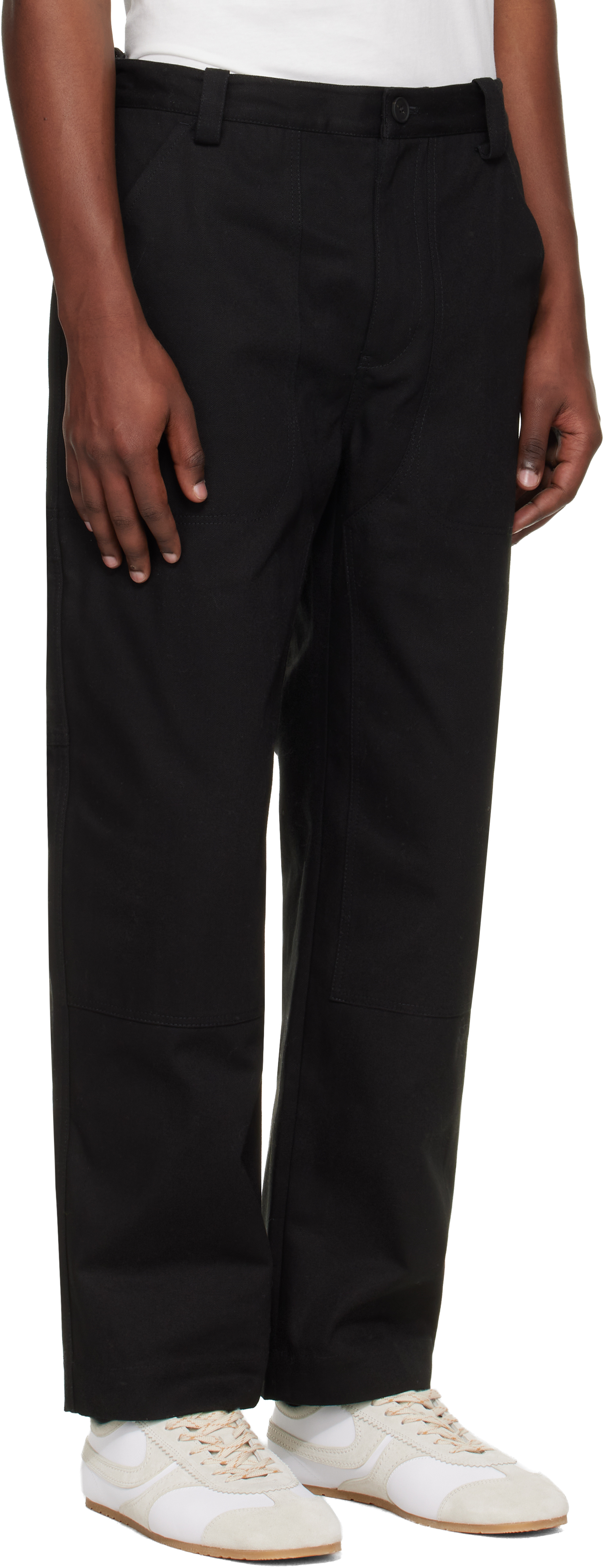 Black Denver Trousers