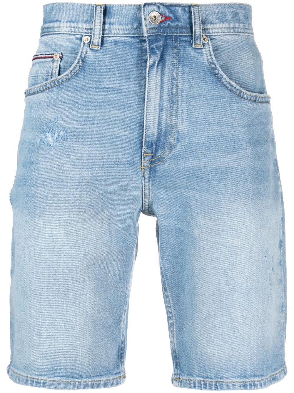Brooklyn distressed denim shorts - Blue