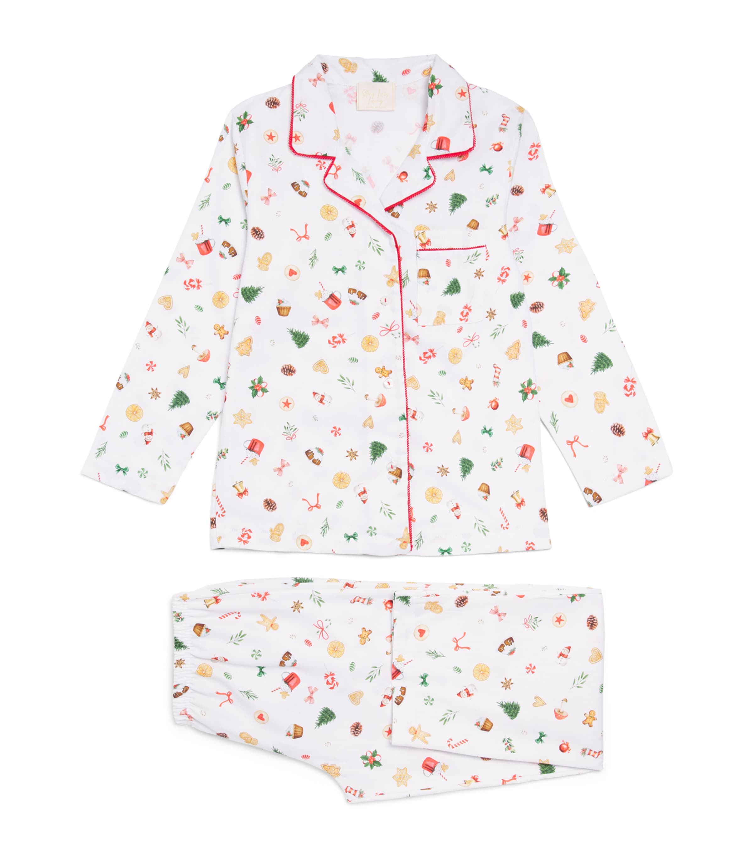 Festive Print Pyjama Set