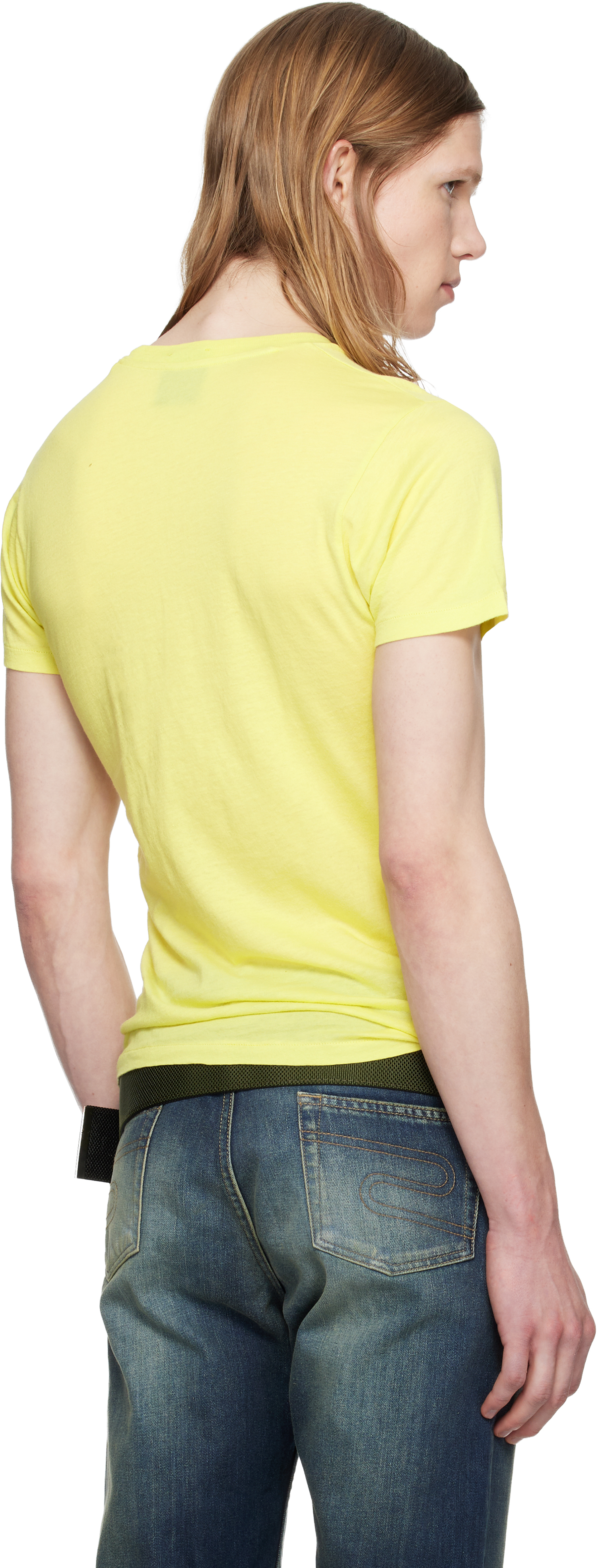 Yellow Slogan T-shirt