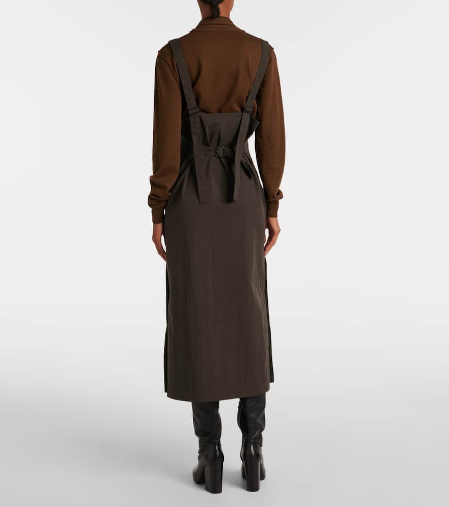 Lemaire Cotton-blend midi skirt