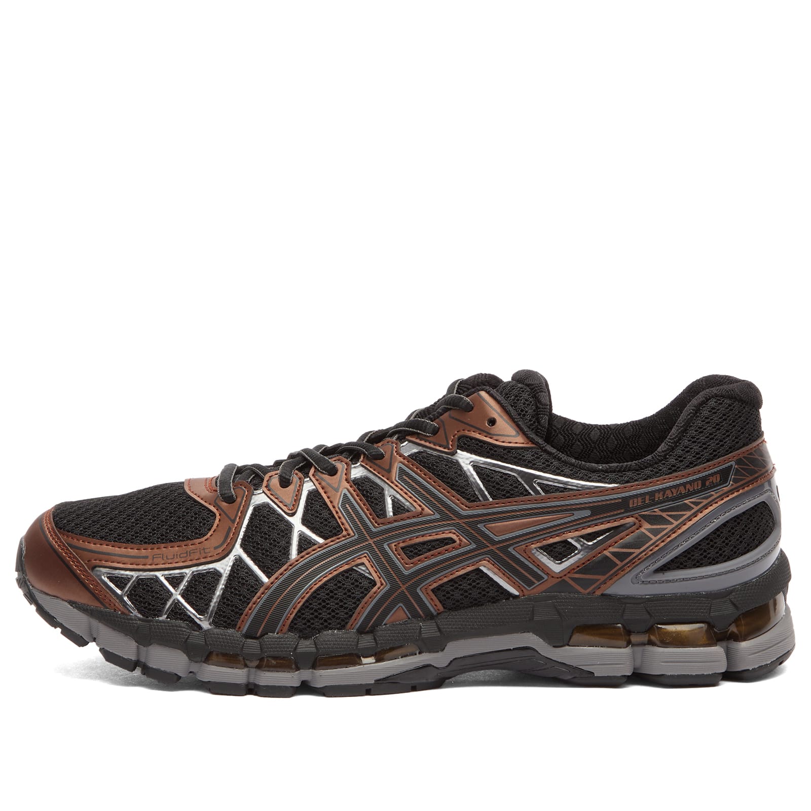 GEL-Kayano 20 Sneaker Black/Reddish Brown