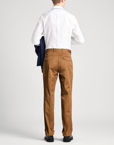 Man Pants Tan Size 32 Cotton, Elastane