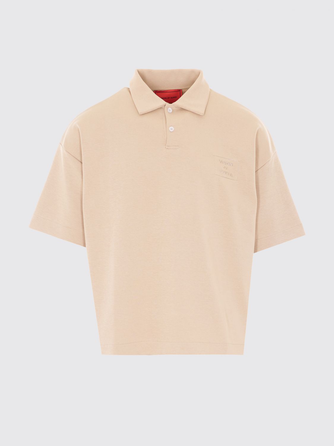 Polo Shirt Men color Beige