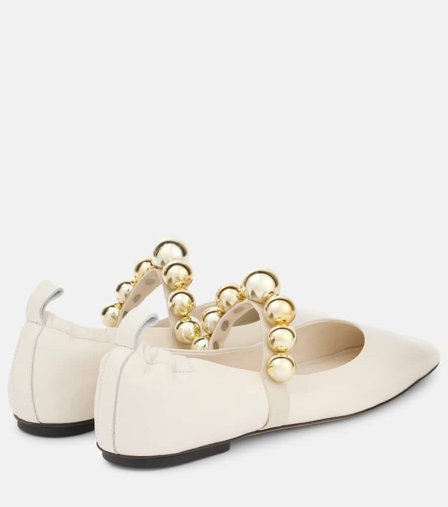 Flamenca leather Mary Jane flats
