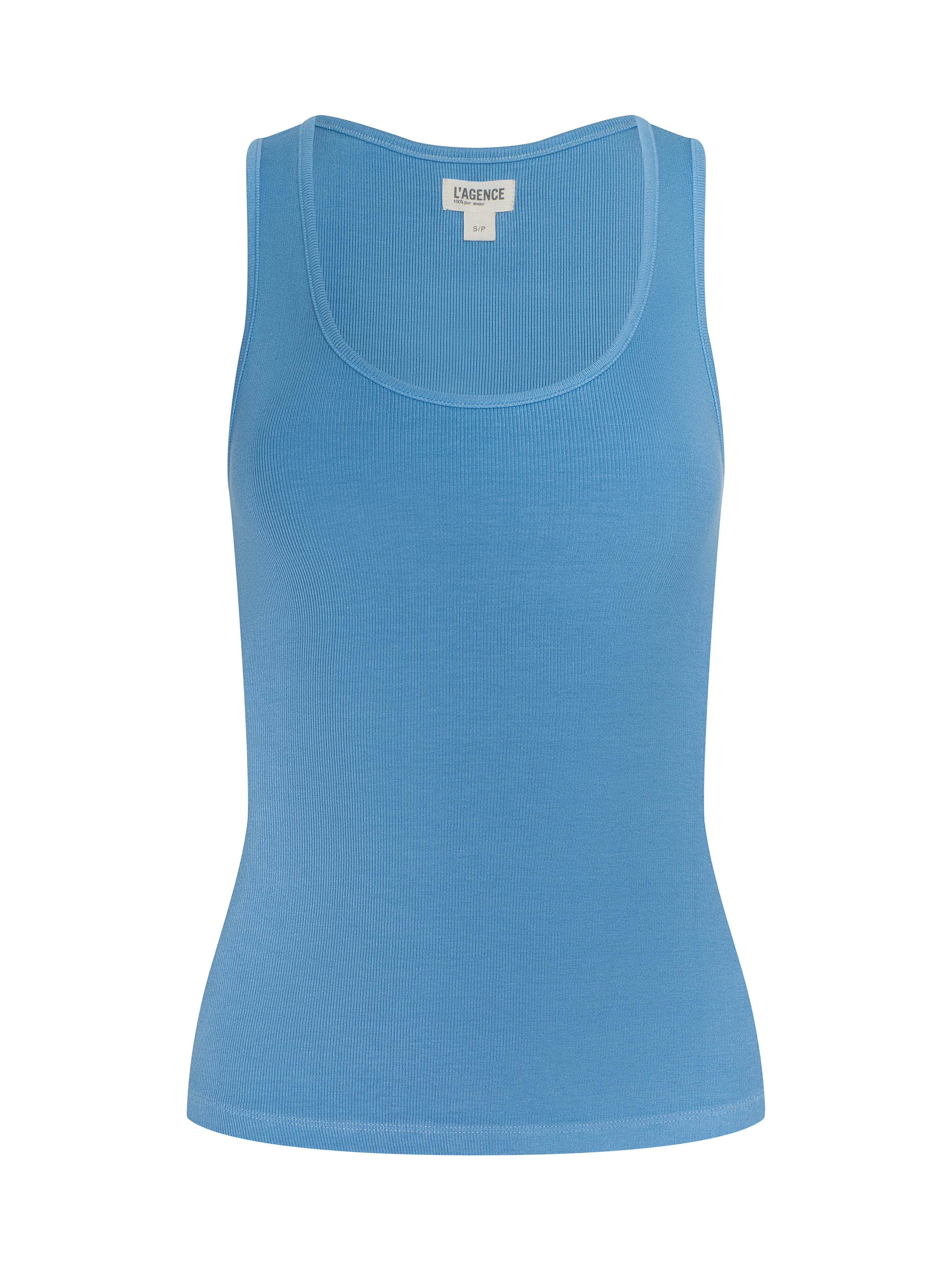Adira Scoopneck Tank Top In Allure Blue