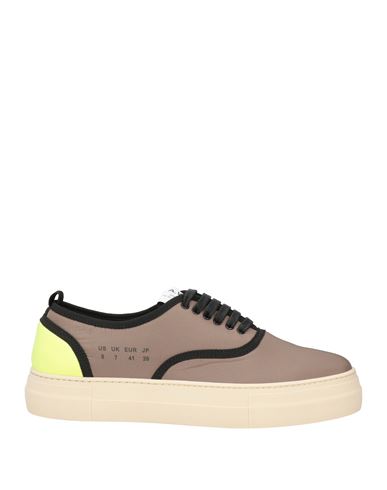 Man Sneakers Khaki Size 8 Textile fibers