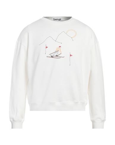 Man Sweatshirt Ivory Size S Cotton