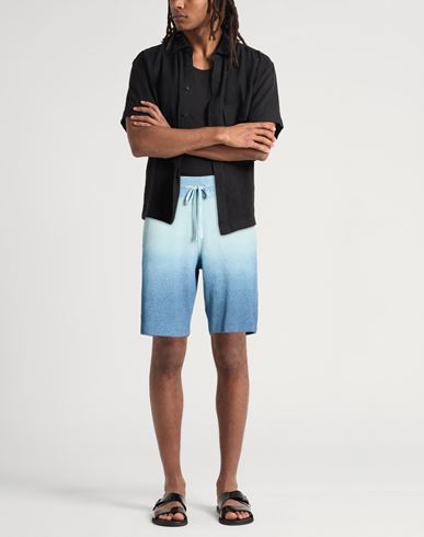Man Shorts & Bermuda Shorts Light blue Size 30 Cotton, Polyamide