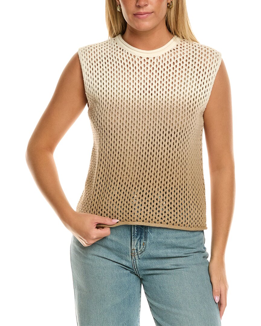 Nina Sleeveless Cashmere-Blend Sweater