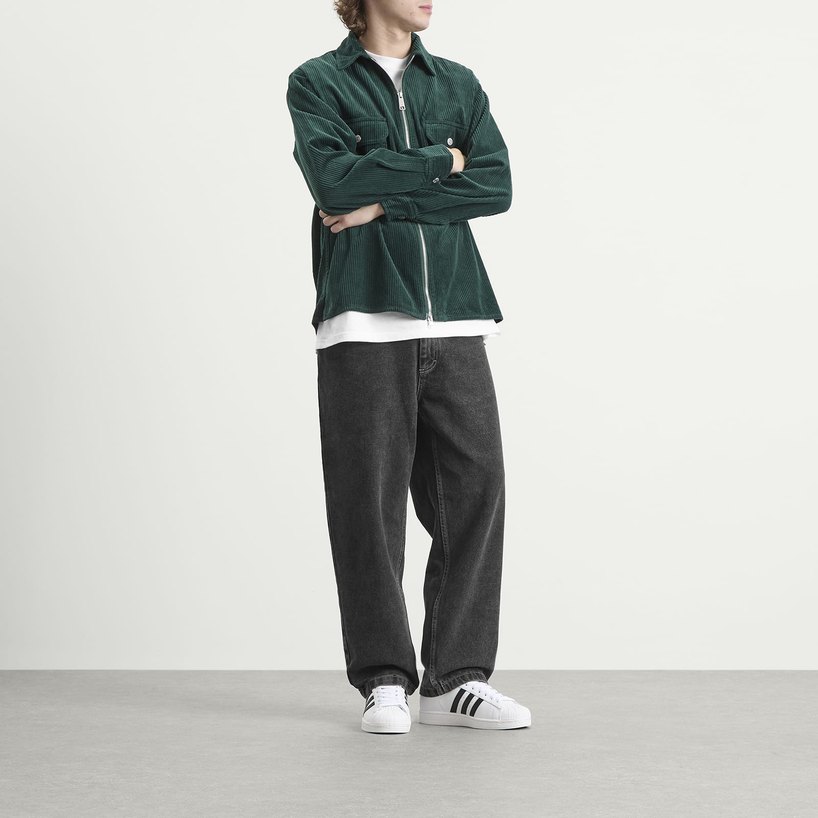 Men's 93! Jeans in Silver Black