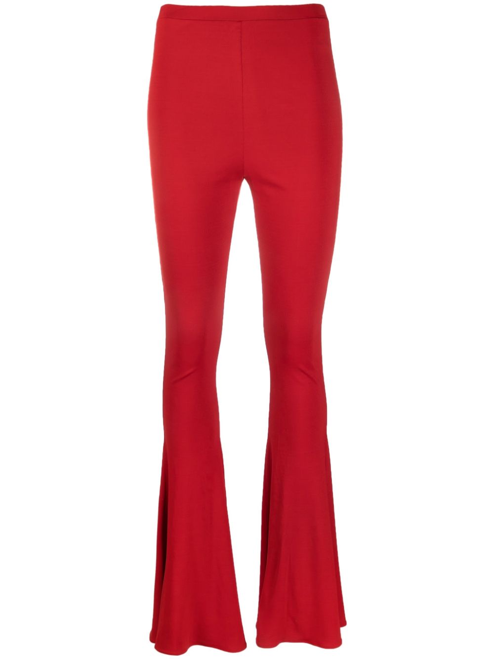 High-rise flared leggings