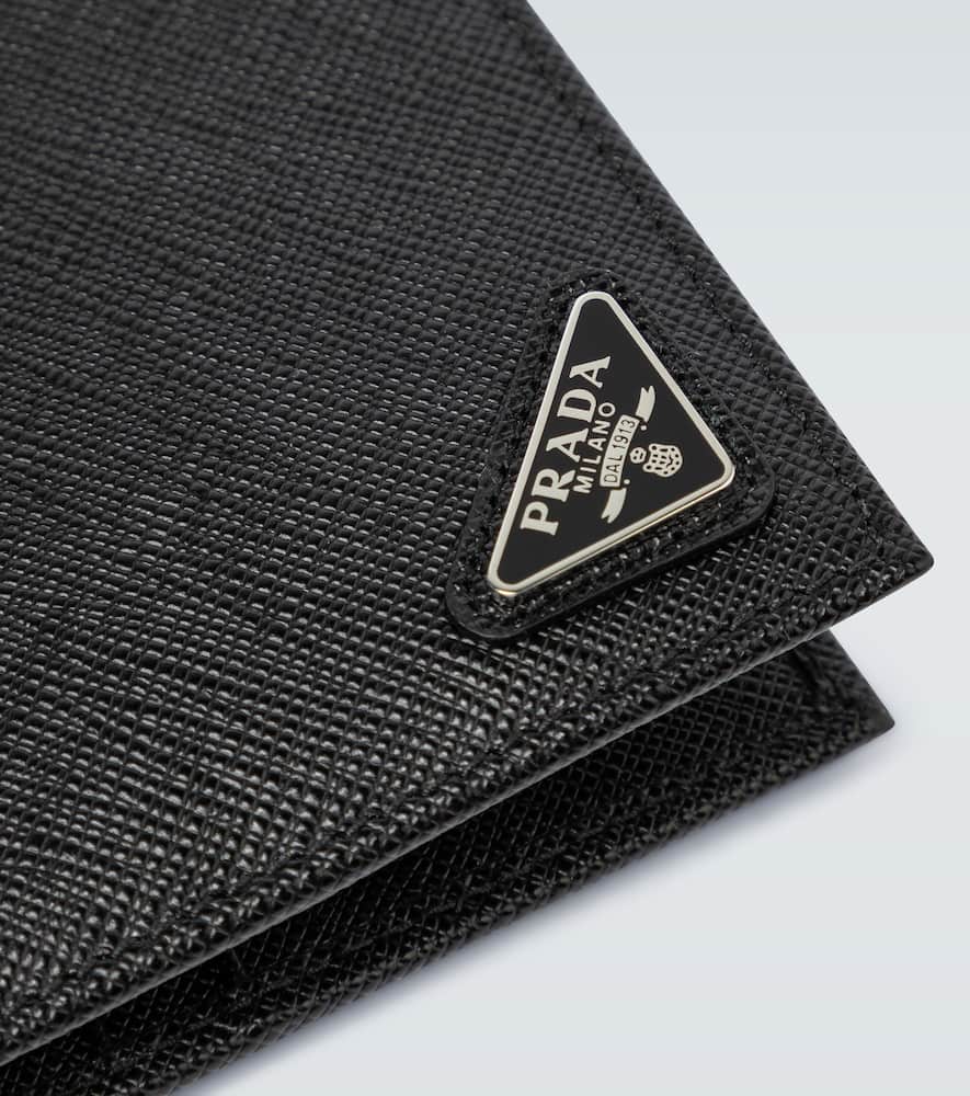 Saffiano leather billfold wallet