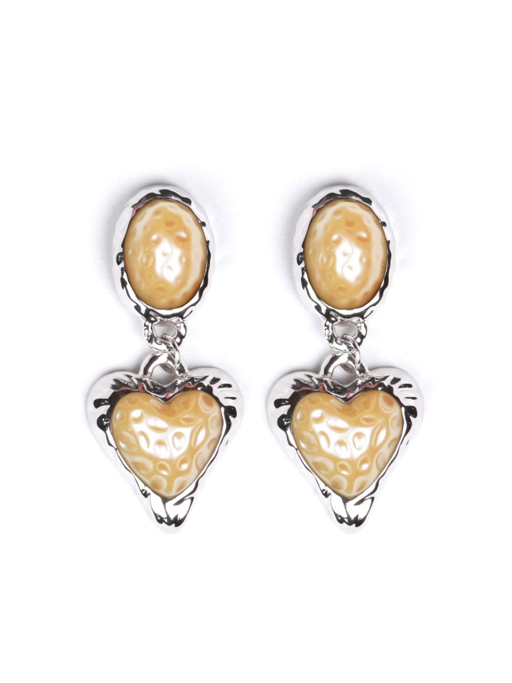 Night Fever clip-on earrings - Silver