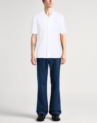 Man Shirt White Size M Cotton