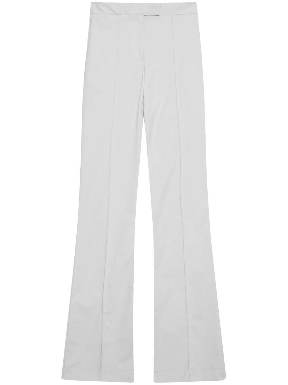 Carmine pleat-detail trousers - White