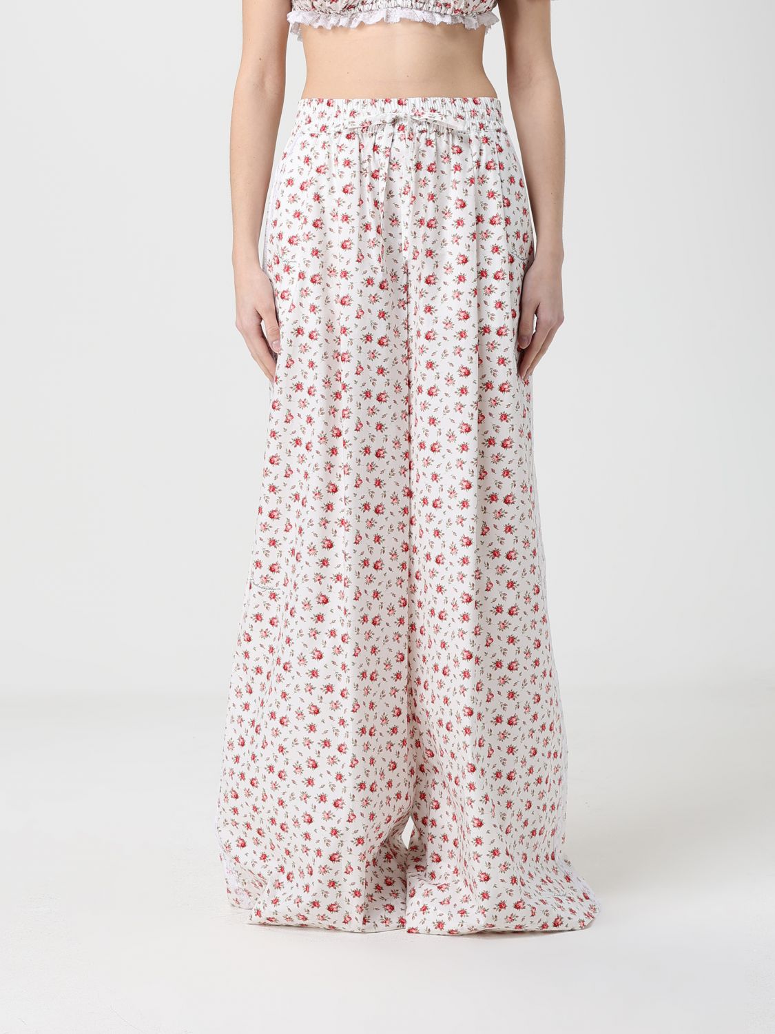 Pants Woman color White