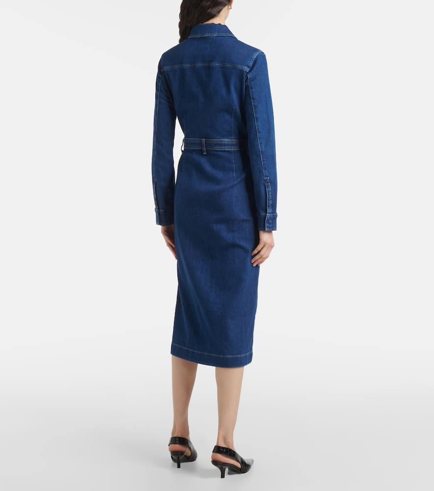 Denim shirt dress