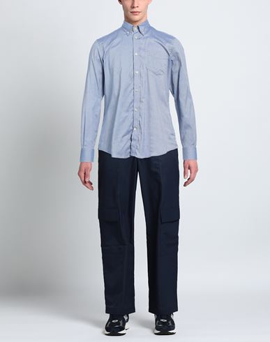 Man Shirt Blue Size XL Cotton