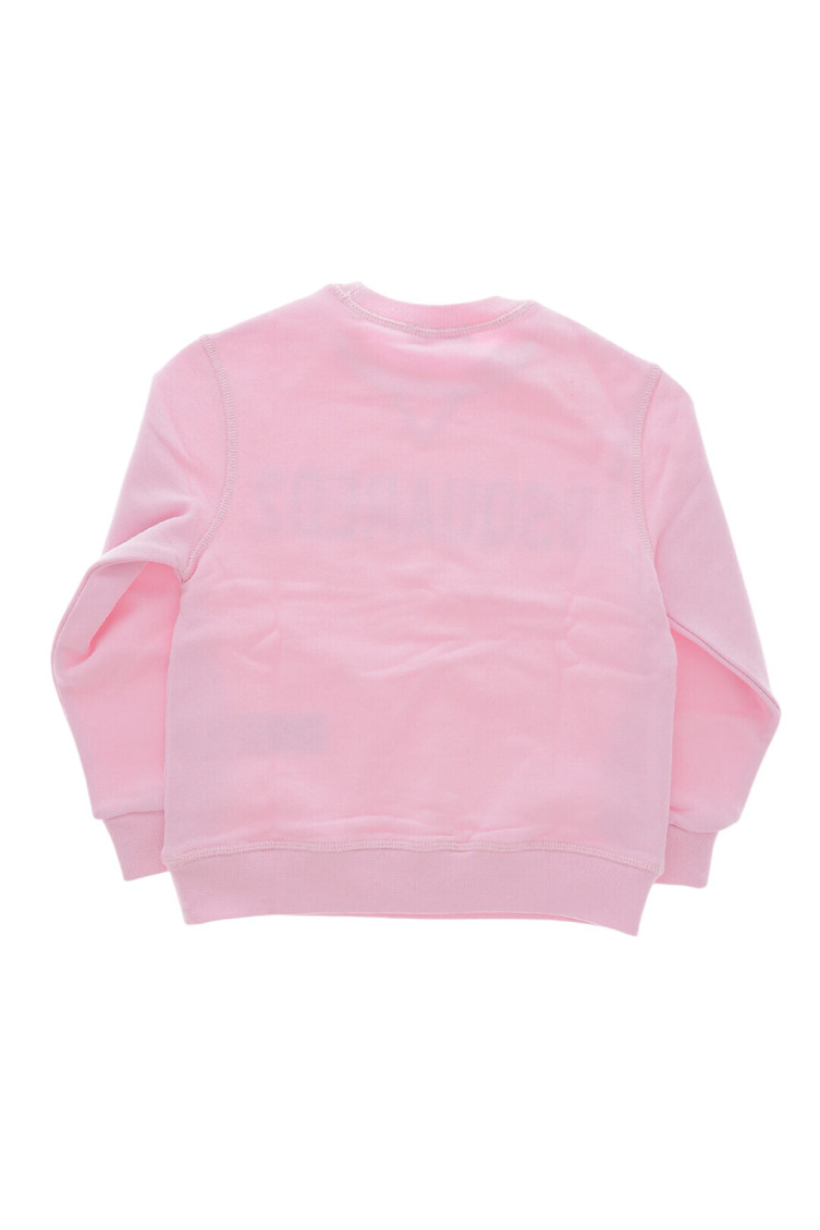 Girls Pink Logo Sweatshirt