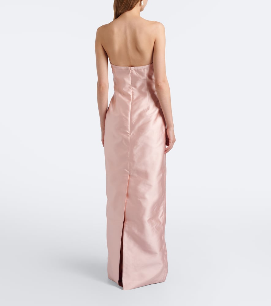 Strapless gown