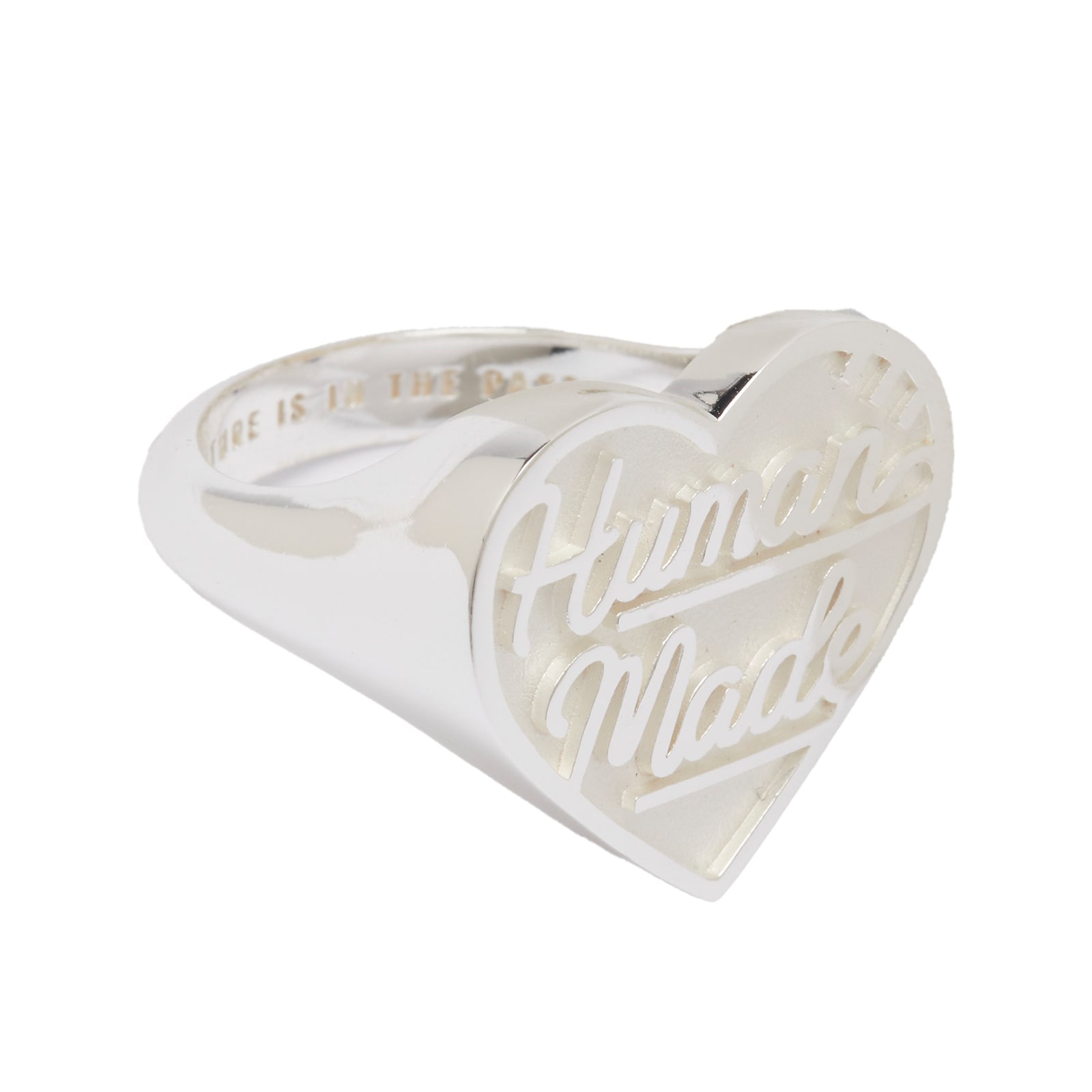 Men's Heart Ring in Silver