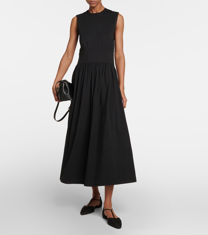 Cotton midi dress