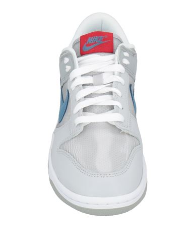 Nike Man Sneakers Light grey Size 10.5 Leather, Textile fibers