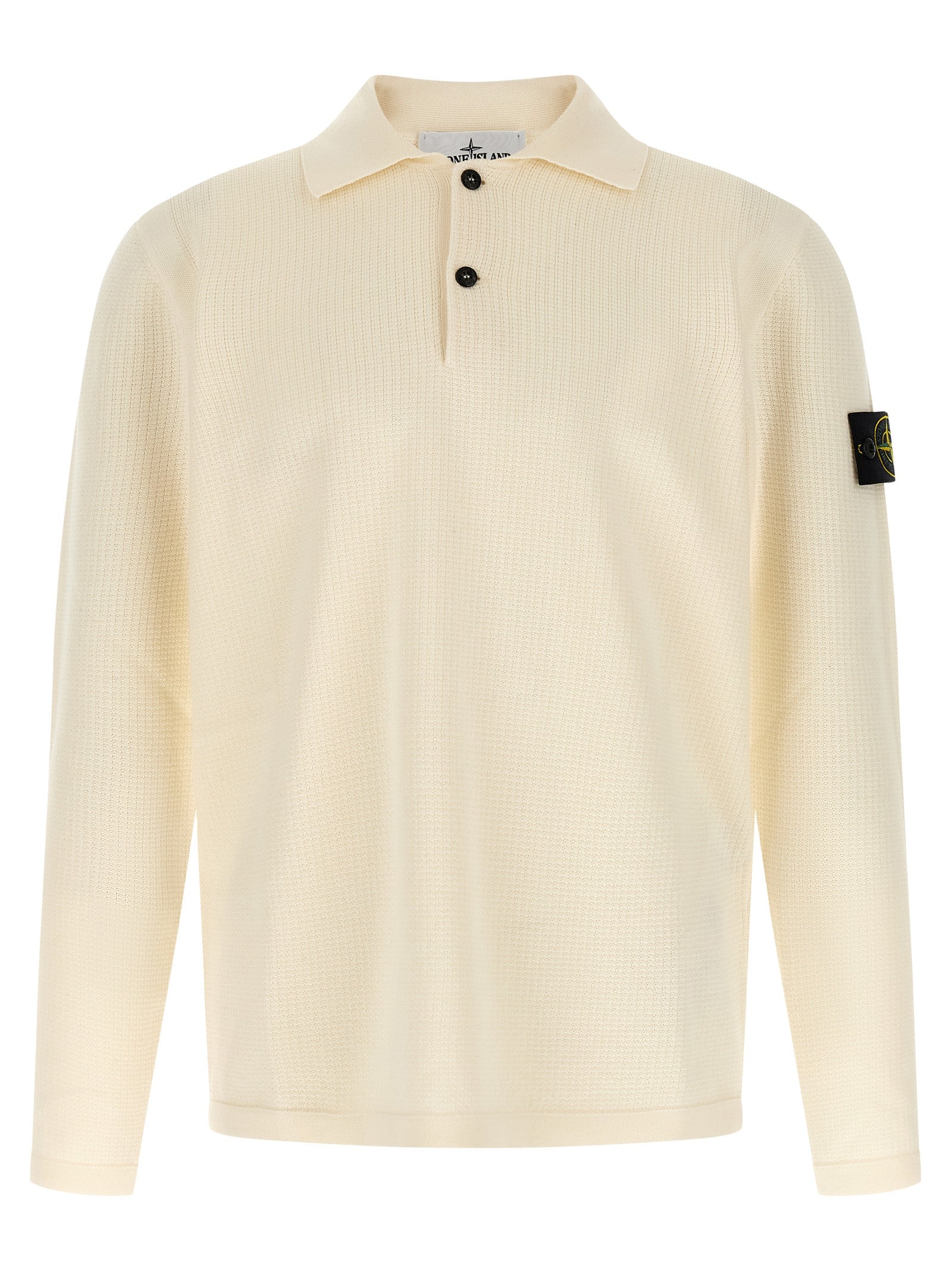 Cotton Polo Polo Shirt — Beige