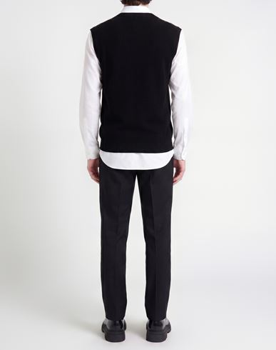 Collezione N_01 Man Sweater Black Size S Cashmere