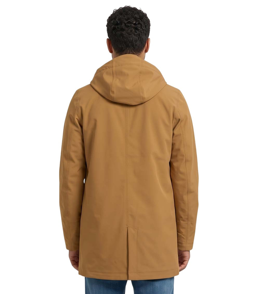 Brown Hood Parka Jacket