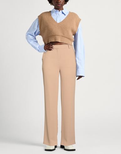 Woman Pants Camel Size 10 Polyester
