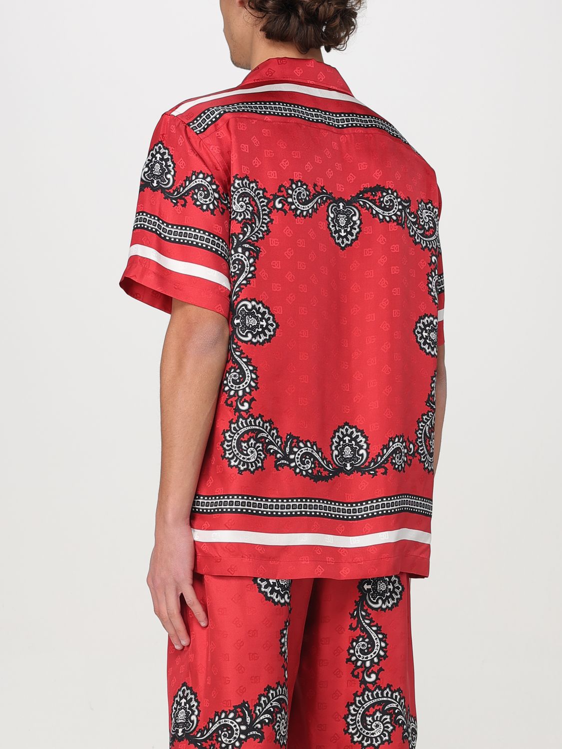 Bandana-print shirt - Red