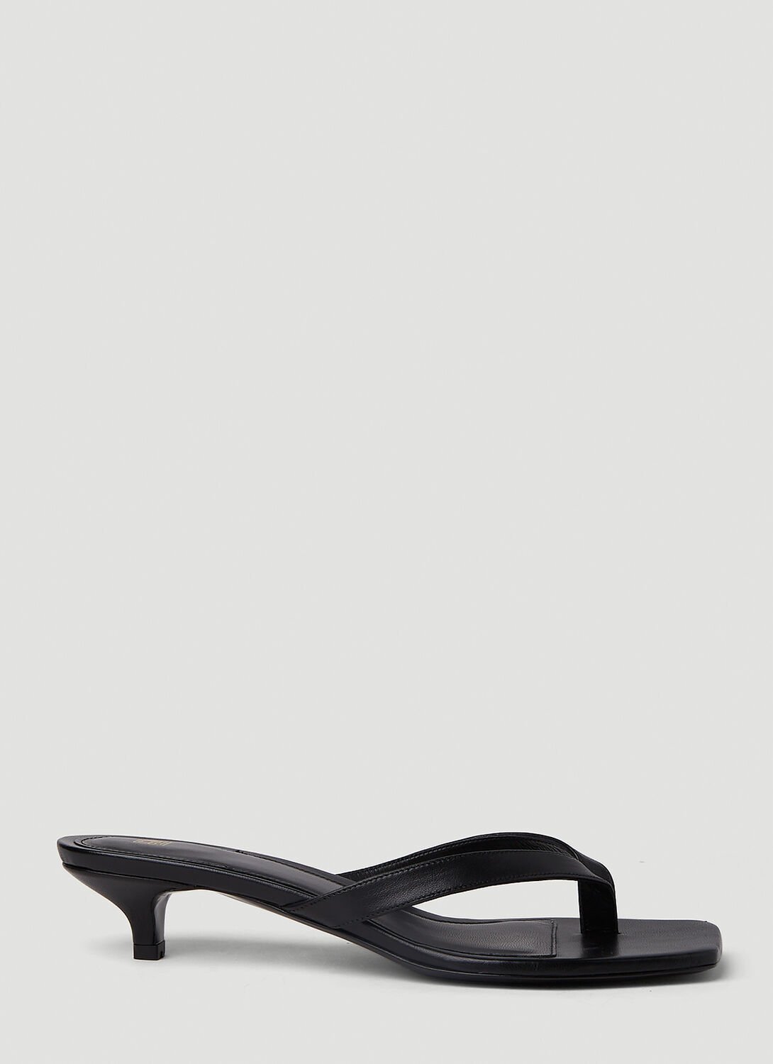 Flip Flop Kitten Heels - Woman Sandals Black Eu