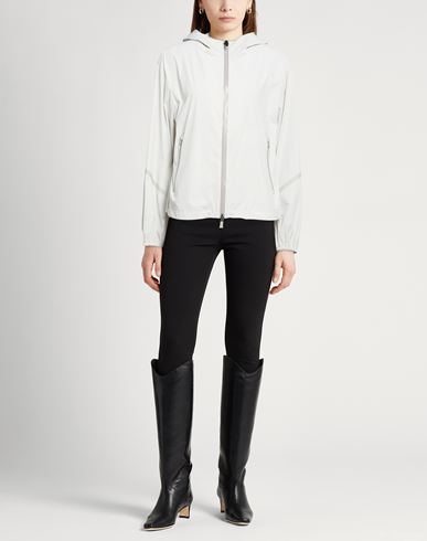 Woman Jacket Light grey Size 2 Polyamide, Elastane, Polyurethane